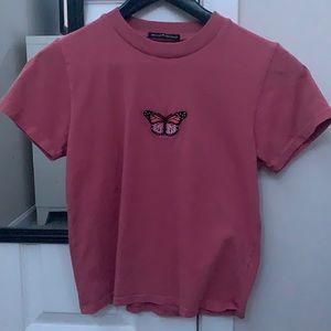 Brandy Melville Butterfly Shirt